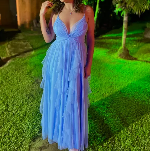 Vestido Festa Azul Serenity