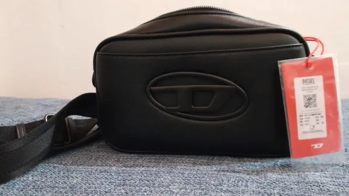 Bolsa diesel original holi-d câmera bag preta