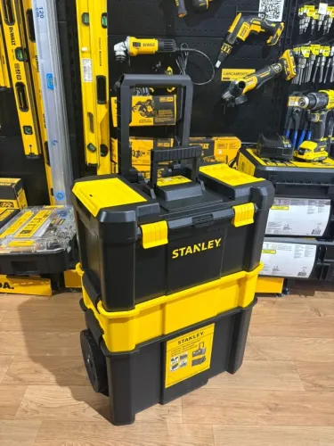 Caixa Organizadora de Ferramentas com Rodas Essential 3 em 1 Stanley STST18631