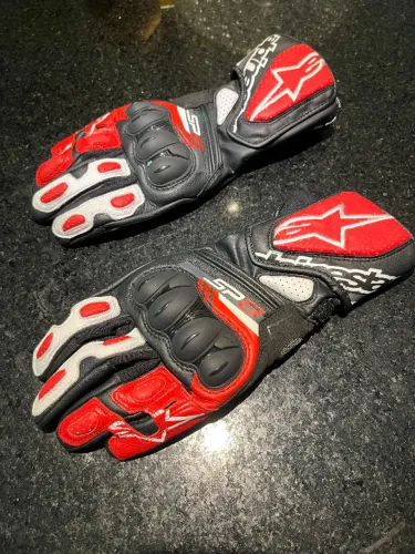 Luva Alpinestars Couro Sp-8 V3