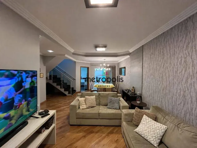 Sobrado com 3 dormitórios à venda, 165 m² por R$ 1.200.000,00 - Boa Vista - São Caetano do