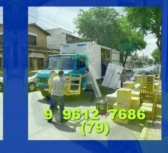 Frete! transporte + mudança em Aracaju - qualidade e segurança garantidas!