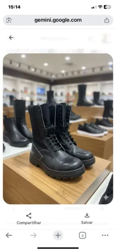 Coturno Militar Preto