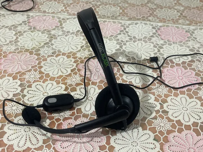Headset com Fio Oficial da Microsoft para Xbox 360