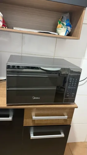 Microondas midea cinza
