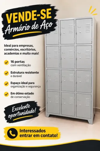 Armário de aço