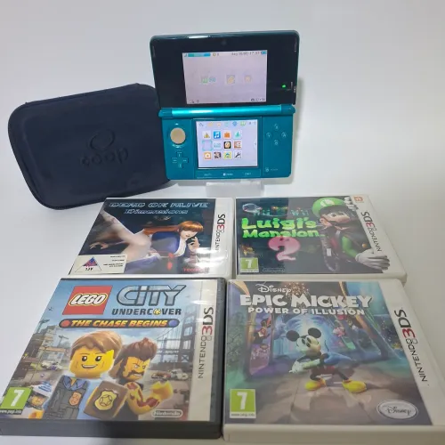Nintendo 3ds europeu com jogos originais