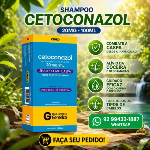 SHAMPOO CETOCONAZOL 100ML ANTE CASPA