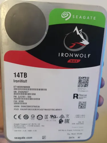 HD 14tb IronWolf NAS 10x sem juros