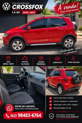 Volkswagen Crossfox 1.6 MI Total Flex 8V 5P 2011