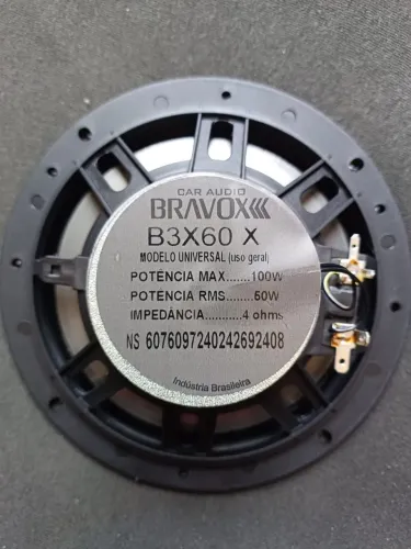 1 Auto Falante Bravox B3X60X