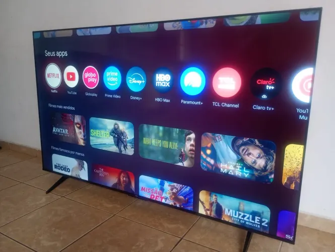 vendo ou troco essa tv 55 polegadas smart 4k 