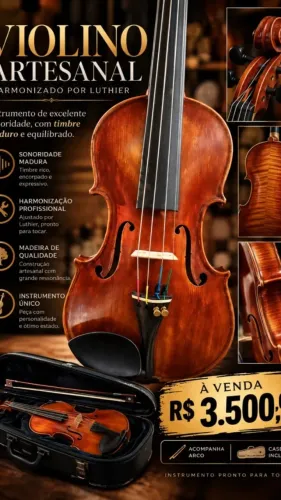 Violino Harmonizado Luthier