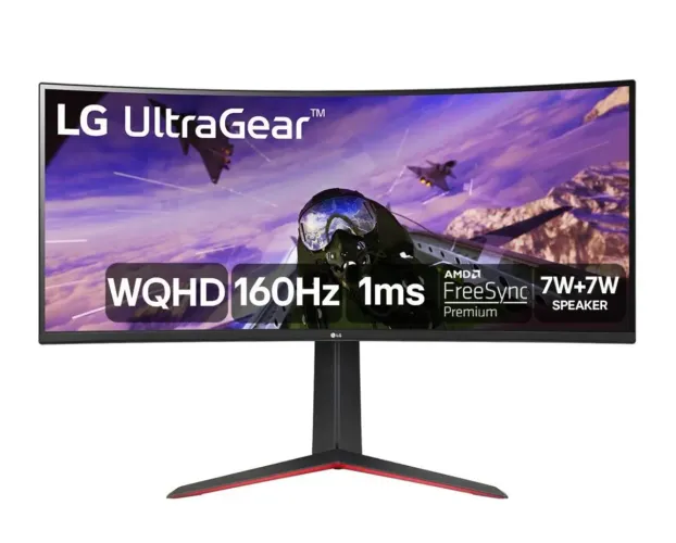 Monitor Gamer Curvo LG UltraGear 34", 2K WQHD, UltraWide, 160Hz