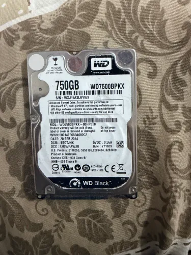 HD 750GB WD Black