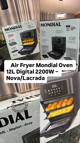AirFryer Mondial Oven 12L Nova Lacrada