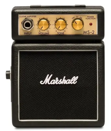 Amplificador Marshall Micro Amp MS-2 Transistor para guitarra de 1W cor preto