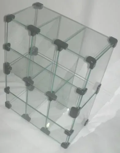 Baleiro vidro modulado
