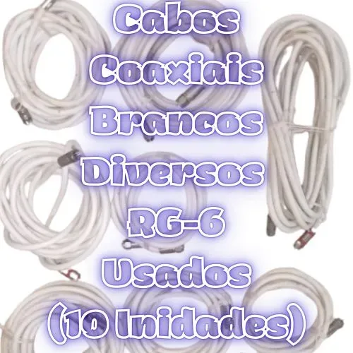 Cabos Coaxiais para TV Usados