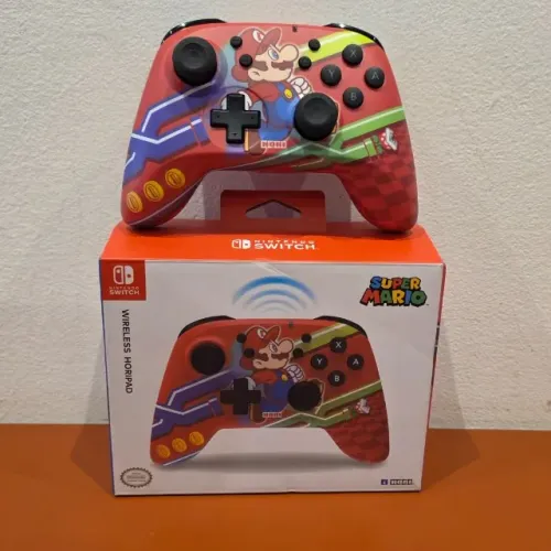 Controle Super Mario Hori Nintendo Switch 1 e 2