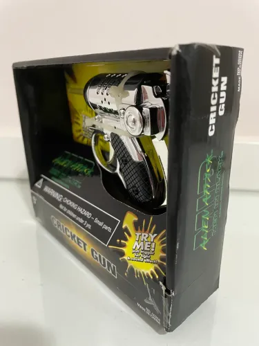 Réplica MIB agente J do filme MIB Allien attack, Cricket Gun, faz barulho e acende