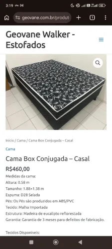 Cama Box Conjugada - Casal