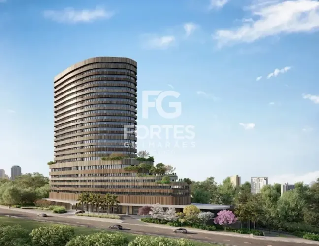 Mais novo prédio comercial da cidade: Sala com 105m² em vão livre, no condomínio Vox Corpo