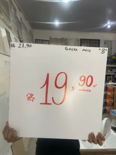 Piso Acetinado Branco 54x54 Tipo B Arielle