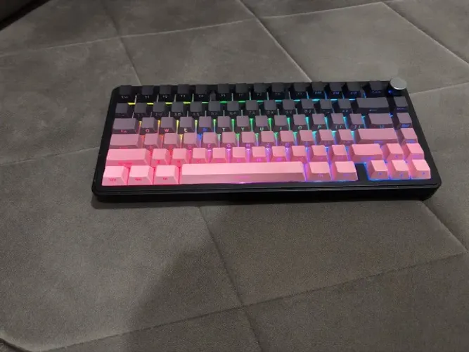 Teclado Gamer Attack Shark X85 Mecânico Sem Fio Rgb Hot-swap