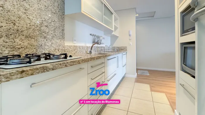 Apartamento com 2 dormitórios para alugar, 77 m² por R$ 3.600/mês - Vila Nova - Blumenau/S