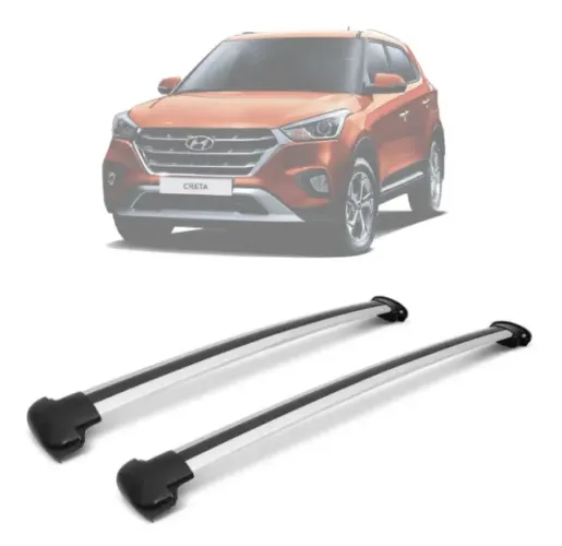 Rack Travessa Larga Hyundai Creta 2014 até 2021 (precisa ter as longarinas originais)