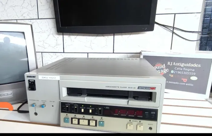 Videocassete Profissional Sony BVW-22 - Betacam SP (Funcionando Parcial)