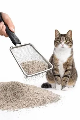 Pazinha limpa caixa de areia gato