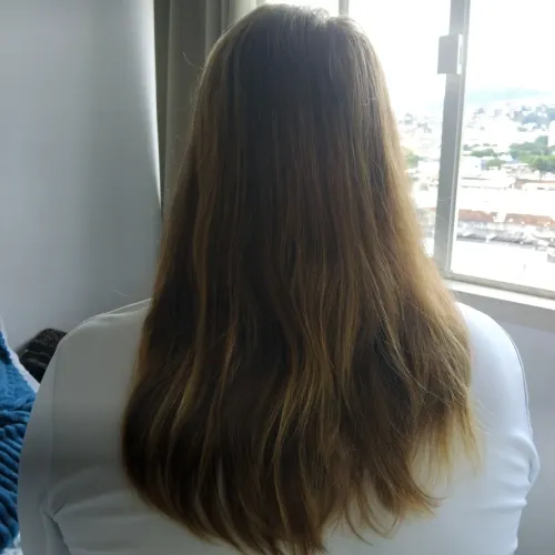 Cabelo Humanno loiro natural