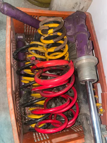 Suspensão a rosca Castor e Mola esportiva Red Coil