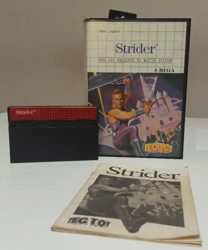 Jogo de Master System Strider tectoy CIB original, aceito cartão