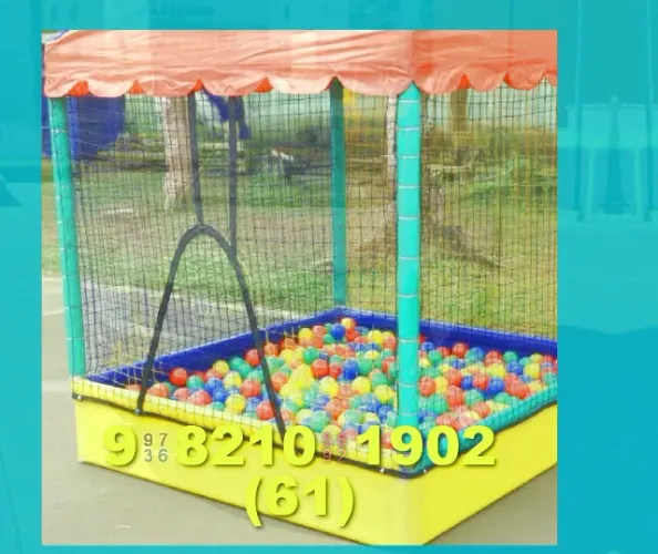 Locação de brinquedos! alugue pula pula e casinha de bolinhas com segurança!
