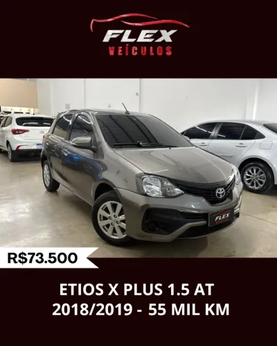 Toyota Etios X Plus 1.5 Flex 16V 5P Aut. 2019