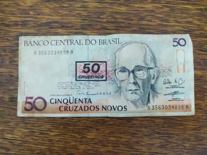 Nota de Cinquenta Cruzados Novos