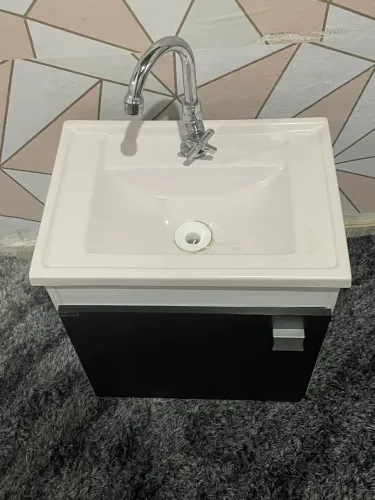 Pia de banheiro com Armário FAÇO ENTREGA