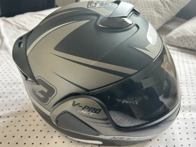 CAPACETE ESCAMOTEÁVEL PRO TORK V-PRO JET 3 CINZA TAM. 60 VIS. FUMÊ