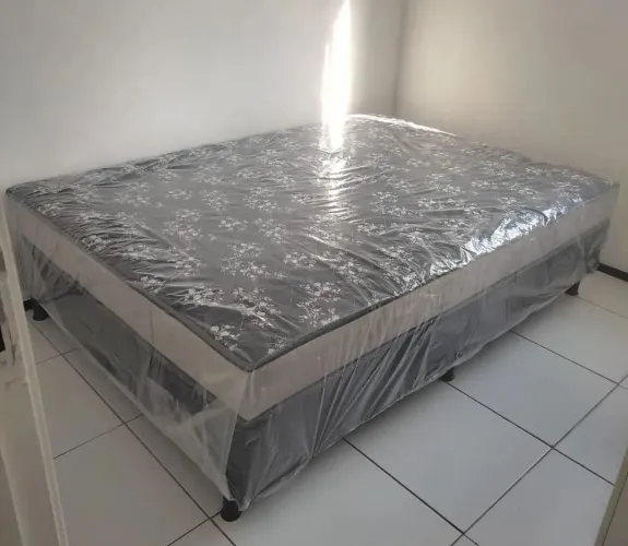 Cama box casal - Entrega grátis ( espuma 14cm )