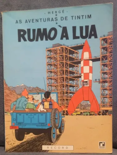 HQ - Vintage (1969/1970) As Aventuras de TINTIM - Rumo à Lua