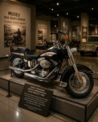 Harley softail Elvis