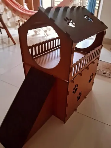 Casa para gatos dois andares, MDP