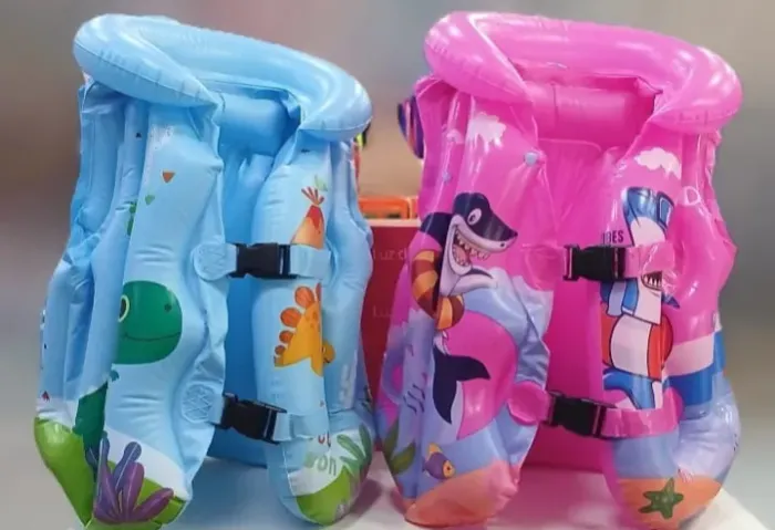 Colete Salva-Vidas Infantil Inflável Piscina 