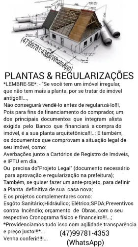 PLANTAS & REGULARIZAÇÃO DE IMÓVEIS