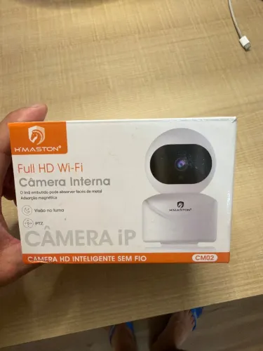 Câmera iP - Wi-Fi - Visão noturna - 360 graus