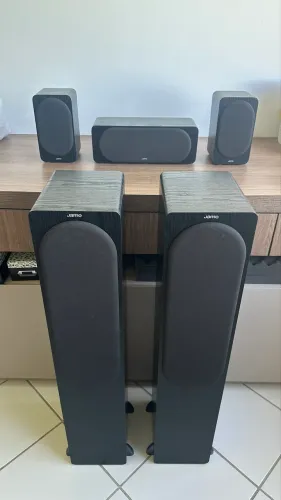 Conjunto Home Theater Jamo 5.0 (S426 + S420) - Estado de Novo - Dinamarquês