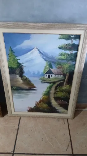Quadros pintados a mao